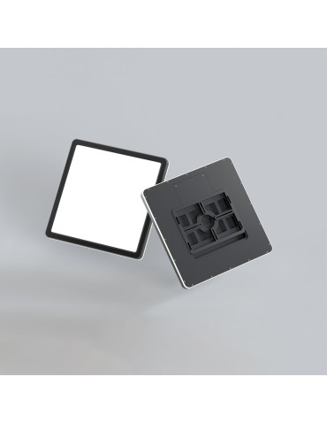 Italux Aleria Plafond Black 1xLED 22W Front: 2800K+4000K+6000K, side always 2800K PLF-39573-230S-22W-BL - product 2