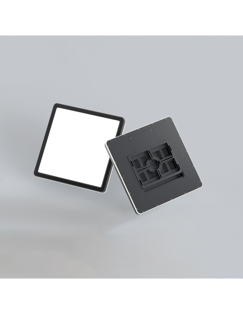 LED ceiling lamps - Italux Aleria Plafond Black 1xLED 22W Front: 2800K+4000K+6000K, side always 2800K PLF-39573-230S-22W-BL - product kolory-swiatla.pl 2