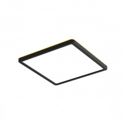 Italux Aleria Plafon Czarny 1xLED 28W Przód: 2800K+4000K+6000K, bok zawsze 2800K PLF-39573-300S-28W-BL