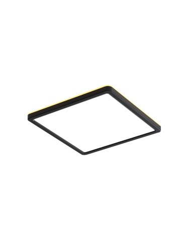 Italux Aleria Plafond Black 1xLED 28W Front: 2800K+4000K+6000K, side always 2800K PLF-39573-300S-28W-BL