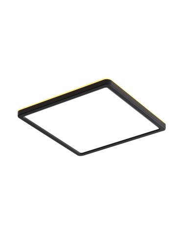 Italux Aleria Plafond Black 1xLED 50W Front: 2800K+4000K+6000K, side always 2800K PLF-39573-450S-50W-BL