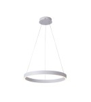 Pendant lamps circles - Italux Brasco Down Pendant White 1xLED 40W 3000K+4000K PND-56215-060RPC-WH-3KS4K-TRDIMM - product 1