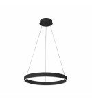 Pendant lamps circles - Italux Brasco Down Pendant Black 1xLED 40W 3000K+4000K PND-56215-060RPC-BK-3KS4K-TRDIMM - product 1