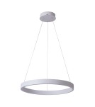 Pendant lamps circles - Italux Brasco Down Pendant White 1xLED 60W 3000K+4000K PND-56215-080RPC-WH-3KS4K-TRDIMM - product 1