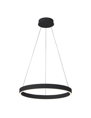 Italux Brasco Down Pendant Black 1xLED 60W 3000K+4000K PND-56215-080RPC-BK-3KS4K-TRDIMM