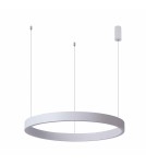 Pendant lamps circles - Italux Brasco Down Pendant White 1xLED 60W 3000K+4000K PND-56215-080RPP-WH-3KS4K-TRDIMM - product 1