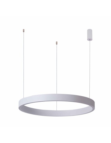 Italux Brasco Down Pendant White 1xLED 60W 3000K+4000K PND-56215-080RPP-WH-3KS4K-TRDIMM