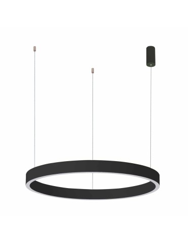 Italux Brasco Down Pendant Black 1xLED 60W 3000K+4000K PND-56215-080RPP-BK-3KS4K-TRDIMM
