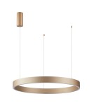 Pendant lamps circles - Italux Brasco Down Pendant Gold 1xLED 60W 3000K+4000K PND-56215-080RPP-GD-3KS4K-TRDIMM - product 1
