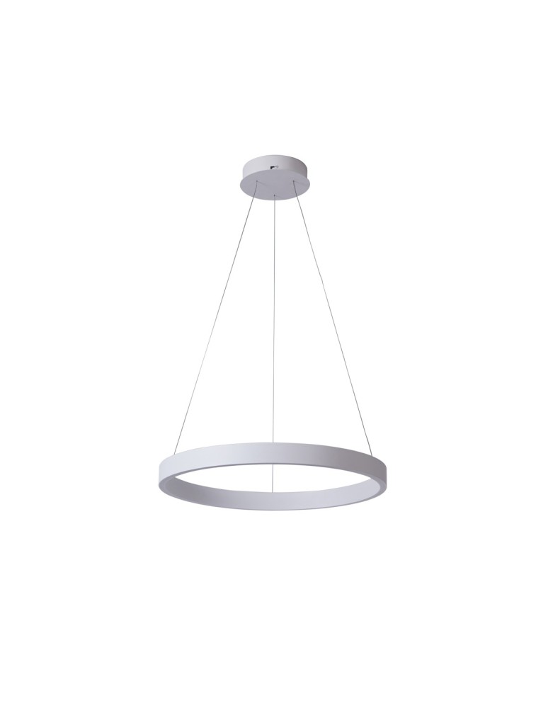 Pendant lamps circles - Italux Brasco Up Down Pendant White 2xLED 60W 3000K+4000K PND-56215D-060RPC-WH-3KS4K-TRDIMM - product kolory-swiatla.pl 1