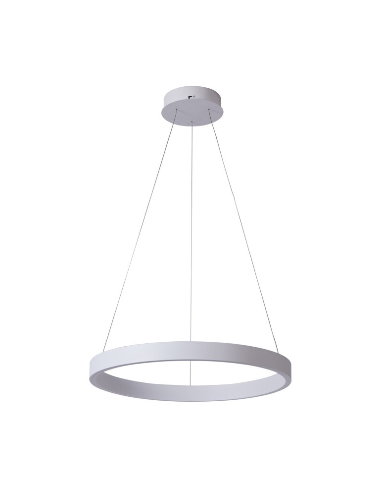 Pendant lamps circles - Italux Brasco Up Down Pendant White 2xLED 80W 3000K+4000K PND-56215D-080RPC-WH-3KS4K-TRDIMM - product kolory-swiatla.pl 1