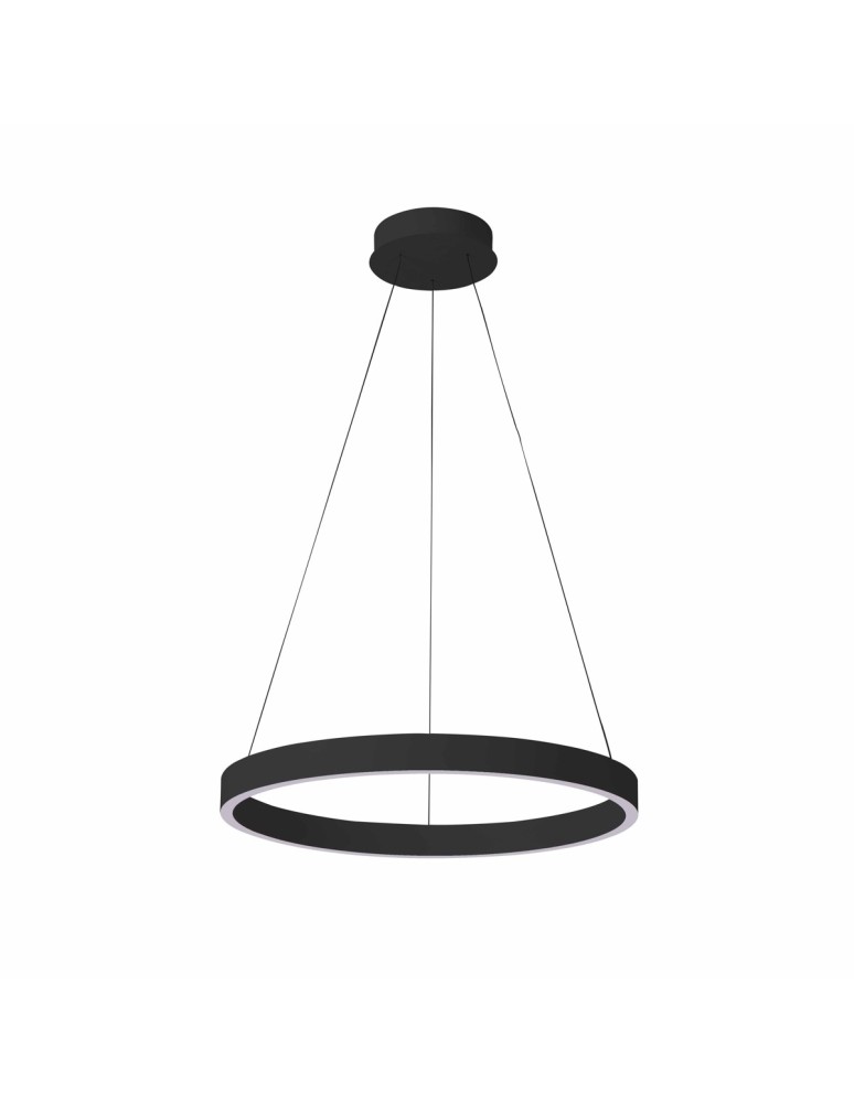 Pendant lamps circles - Italux Brasco Up Down Pendant Black 2xLED 80W 3000K+4000K PND-56215D-080RPC-BK-3KS4K-TRDIMM - product kolory-swiatla.pl 1