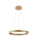 Pendant lamps circles - Italux Brasco Up Down Pendant Gold 2xLED 80W 3000K+4000K PND-56215D-080RPC-GD-3KS4K-TRDIMM - product 1