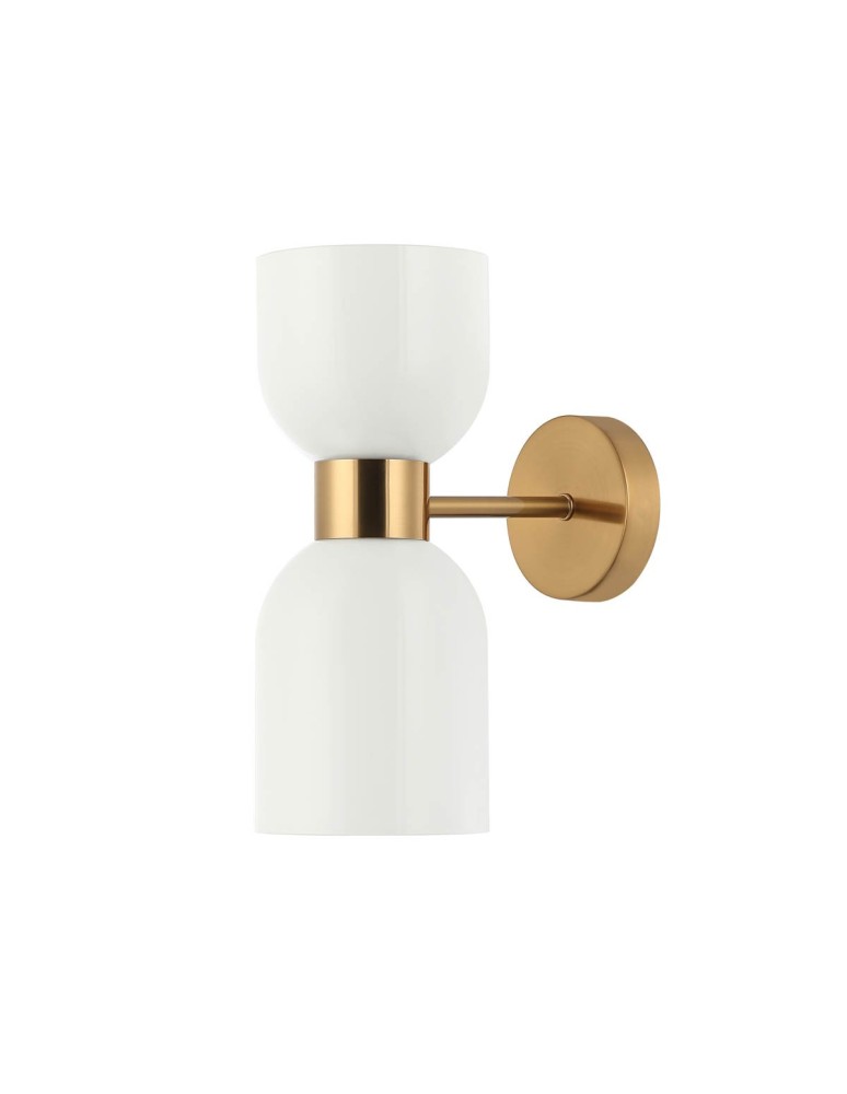 Wall lamps - Italux Monza Brass Wall Lampshade 2xE27 40W WL-57602-1-BRO - product kolory-swiatla.pl 1