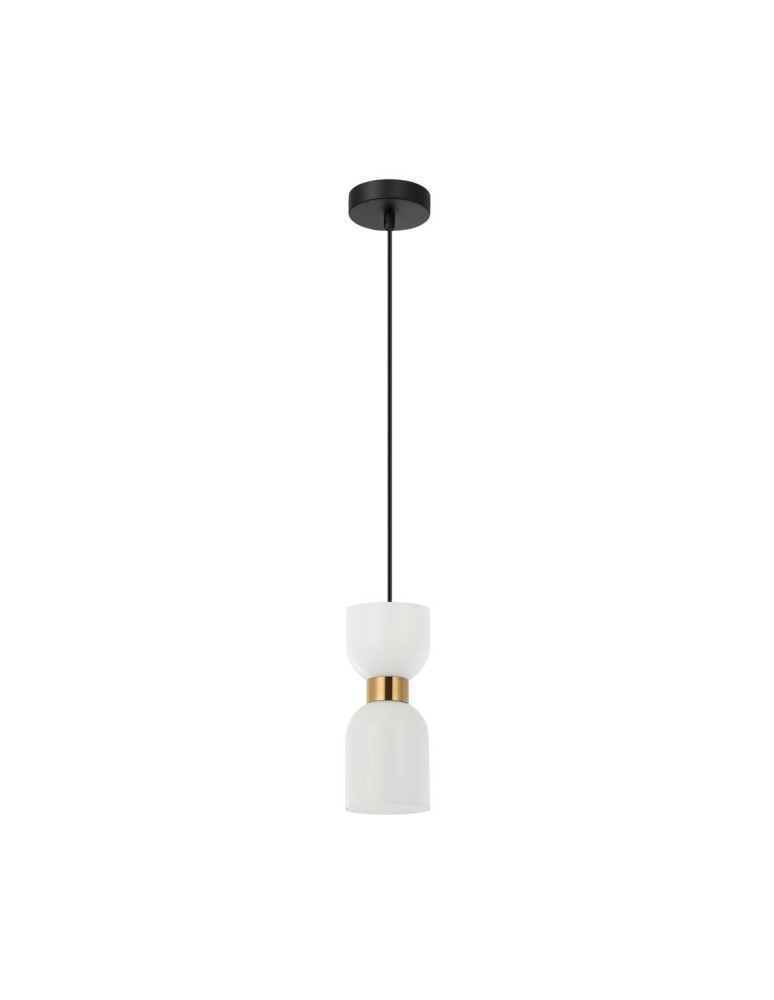 Single pendant lamps - Italux Monza Pendant Brass 1xE27 40W PND-57602-1-BRO - product kolory-swiatla.pl 1