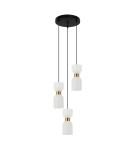 Triple pendant lamps - Italux Monza Pendant Brass 3xE27 40W PND-57602-3-BK+BRO - product 1