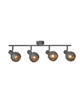 Italux Harley Spotlight/Spot Gray, Gold 4xE14 40W SPL-3480-4-GR-GD