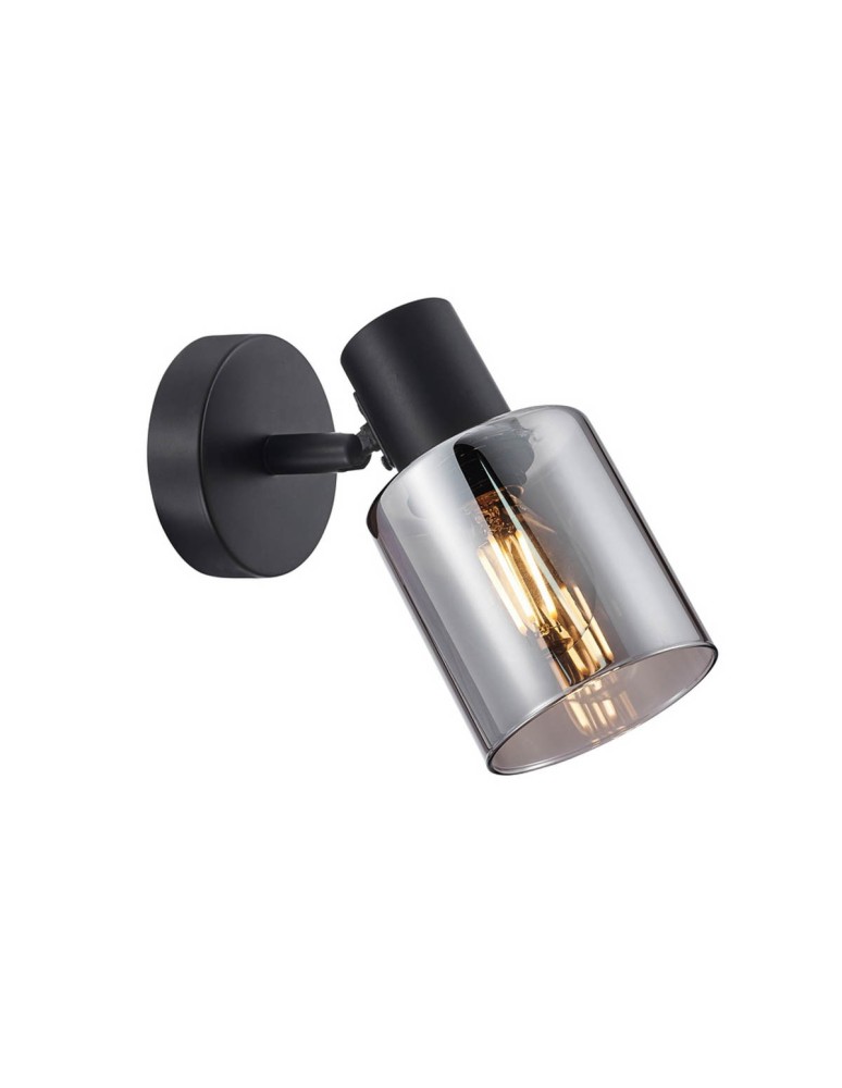 Spotlight ceiling lamps - Italux Santia Spotlight/Spot Black 1xE14 40W SPL-65342-1-BK-SG - product kolory-swiatla.pl 1