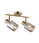 Spotlight ceiling lamps - Italux Santia Spotlight/Spot Black 2xE14 40W SPL-65342-2-BRO-SG - product 1