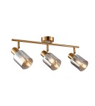 Spotlight ceiling lamps - Italux Santia Spotlight/Spot Black 3xE14 40W SPL-65342-3-BRO-SG - product 1