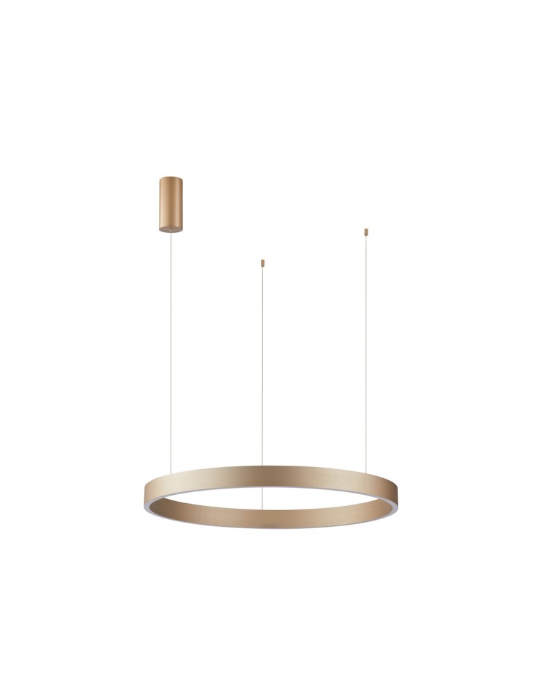 Pendant lamps circles - Italux Brasco Up Down Pendant Gold 2xLED 60W 3000K+4000K PND-56215D-060RPP-GD-3KS4K-TRDIMM - product kolory-swiatla.pl 1