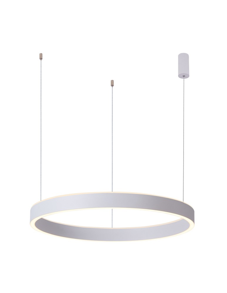 Pendant lamps circles - Italux Brasco Up Down Pendant White 2xLED 100W 3000K+4000K PND-56215D-100RPP-WH-3KS4K-TRDIMM - product kolory-swiatla.pl 1