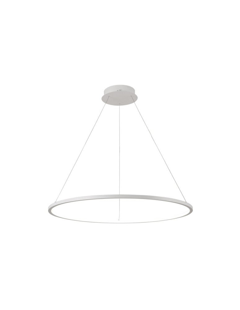 Pendant lamps circles - Italux Vinola Pendant White 1xLED 38W 3000K+4000K PND-56135B-060RPC-WH-3KS4K-TRDIMM - product kolory-swiatla.pl 1
