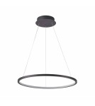 Pendant lamps circles - Italux Vinola Pendant Black 1xLED 38W 3000K+4000K PND-56135B-060RPC-BK-3KS4K-TRDIMM - product 1