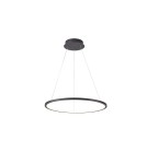Pendant lamps circles - Italux Vinola Pendant Black 1xLED 48W 3000K+4000K PND-56135B-080RPC-BK-3KS4K-TRDIMM - product 1