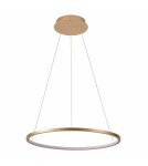 Pendant lamps circles - Italux Vinola Pendant Gold 1xLED 58W 3000K+4000K PND-56135B-100RPC-GD-3KS4K-TRDIMM - product 1