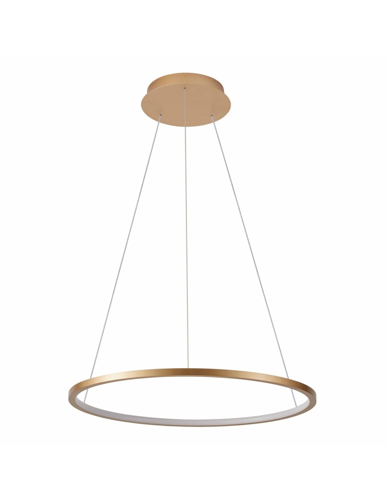 Pendant lamps circles - Italux Vinola Pendant Gold 1xLED 58W 3000K+4000K PND-56135B-100RPC-GD-3KS4K-TRDIMM - product kolory-swiatla.pl 1