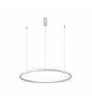 Pendant lamps circles - Italux Vinola Pendant White 1xLED 38W 3000K+4000K PND-56135B-060RPP-WH-3KS4K-TRDIMM - product 1