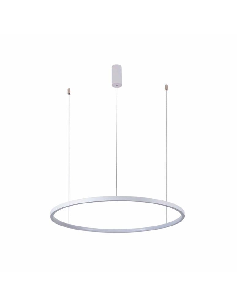 Pendant lamps circles - Italux Vinola Pendant White 1xLED 38W 3000K+4000K PND-56135B-060RPP-WH-3KS4K-TRDIMM - product kolory-swiatla.pl 1