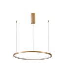 Pendant lamps circles - Italux Vinola Pendant Gold 1xLED 38W 3000K+4000K PND-56135B-060RPP-GD-3KS4K-TRDIMM - product 1