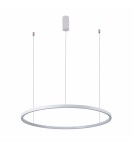 Pendant lamps circles - Italux Vinola Pendant White 1xLED 48W 3000K+4000K PND-56135B-080RPP-WH-3KS4K-TRDIMM - product 1