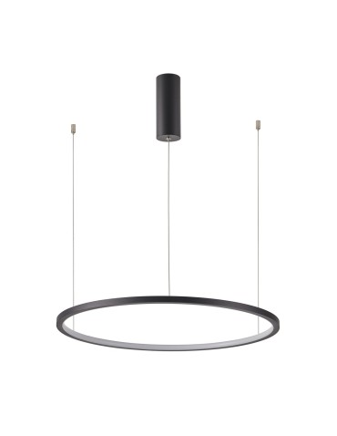Italux Vinola Pendant Black 1xLED 48W 3000K+4000K PND-56135B-080RPP-BK-3KS4K-TRDIMM