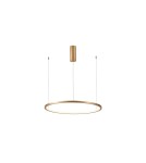 Pendant lamps circles - Italux Vinola Pendant Gold 1xLED 48W 3000K+4000K PND-56135B-080RPP-GD-3KS4K-TRDIMM - product 2