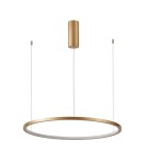 Pendant lamps circles - Italux Vinola Pendant Gold 1xLED 48W 3000K+4000K PND-56135B-080RPP-GD-3KS4K-TRDIMM - product 1