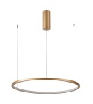 Pendant lamps circles - Italux Vinola Pendant Gold 1xLED 58W 3000K+4000K PND-56135B-100RPP-GD-3KS4K-TRDIMM - product 1