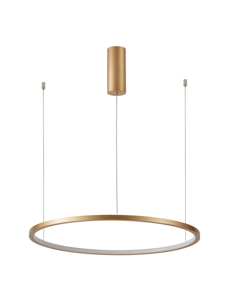 Pendant lamps circles - Italux Vinola Pendant Gold 1xLED 58W 3000K+4000K PND-56135B-100RPP-GD-3KS4K-TRDIMM - product kolory-swiatla.pl 1