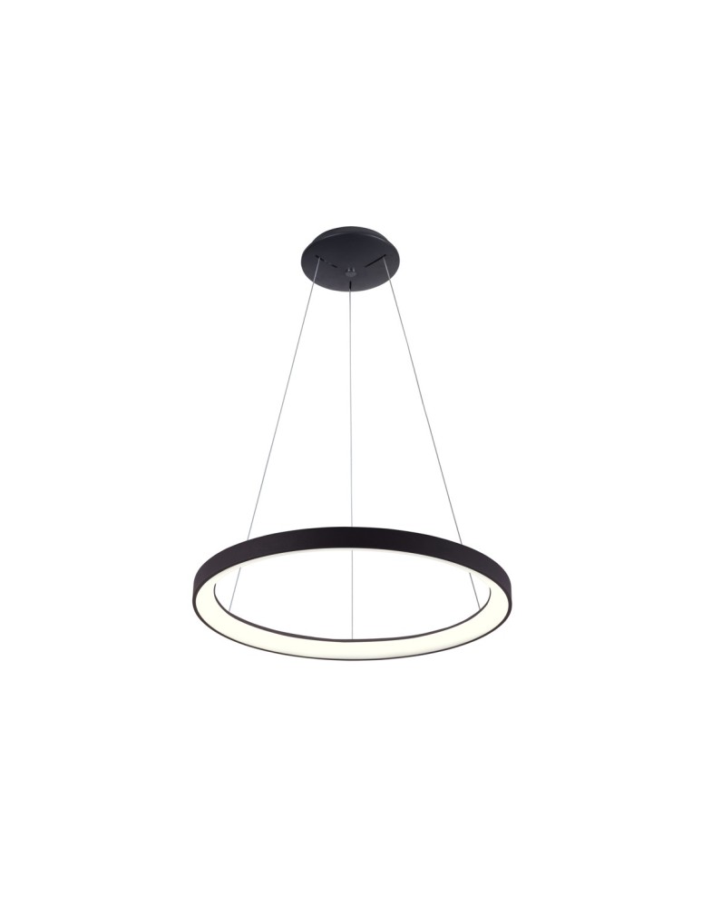 Pendant lamps circles - Italux Vico Pendant Black 1xLED 38W 3000K+4000K PND-53675-048RPC-BK-3KS4K - product kolory-swiatla.pl 1