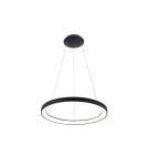 Pendant lamps circles - Italux Vico Pendant Black 1xLED 38W 3000K+4000K PND-53675-048RPC-BK-3KS4K - product 2