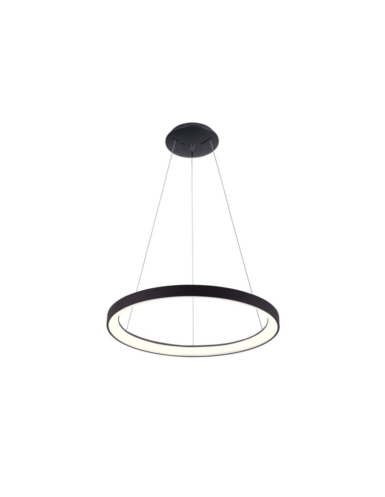 Pendant lamps circles - Italux Vico Pendant Black 1xLED 38W 3000K+4000K PND-53675-048RPC-BK-3KS4K - product kolory-swiatla.pl 2
