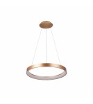 Pendant lamps circles - Italux Vico Pendant Gold 1xLED 38W 3000K+4000K PND-53675-048RPC-GD-3KS4K - product 1