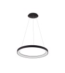 Pendant lamps circles - Italux Vico Pendant Black 1xLED 48W 3000K+4000K PND-53675-058RPC-BK-3KS4K-TRDIMM - product 2