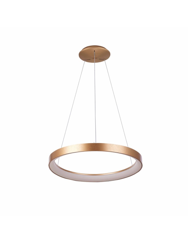 Pendant lamps circles - Italux Vico Pendant Gold 1xLED 48W 3000K+4000K PND-53675-058RPC-GD-3KS4K-TRDIMM - product kolory-swiatla.pl 2