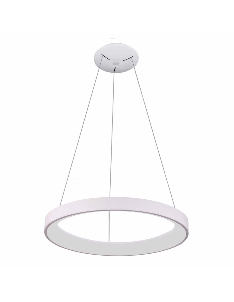 Pendant lamps circles - Italux Vico Pendant White 1xLED 60W 3000K+4000K PND-53675-078RPC-WH-3KS4K-TRDIMM - product kolory-swiatla.pl 2
