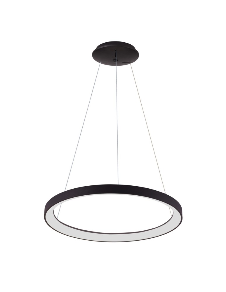 Pendant lamps circles - Italux Vico Pendant Black 1xLED 60W 3000K+4000K PND-53675-078RPC-BK-3KS4K-TRDIMM - product kolory-swiatla.pl 1