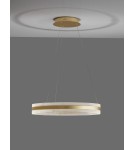 Pendant lamps - Luces Exclusivas COLIMA Pendant Modern gold and gold shades 1xLED max 75W 3000K LE42753 - product 2