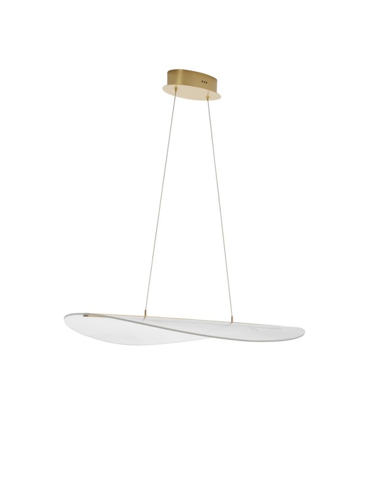 Pendant lamps - Luces Exclusivas COLIMA Pendant Modern Gold and shades of gold 1xLED max 31W 3000K LE42755 - product kolory-swiatla.pl 1